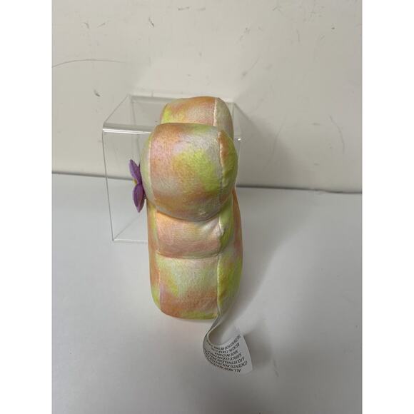 Peeps Plush Rabbit Tie-Dye Peace Pastel Flowers 5.5" Mini Stuffed Animal 2022 - Picture 2 of 8